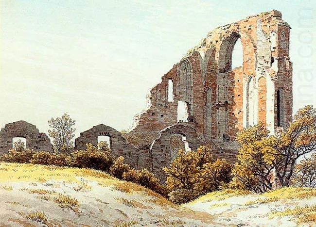 The Ruins of Eldena, Caspar David Friedrich